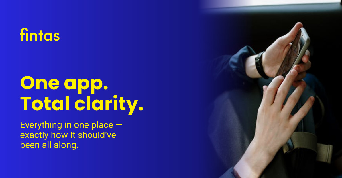 One App with Total Clarity Fintas Finance Animated-728x90px-Leaderboard-1200x628px-FacebookSponsored