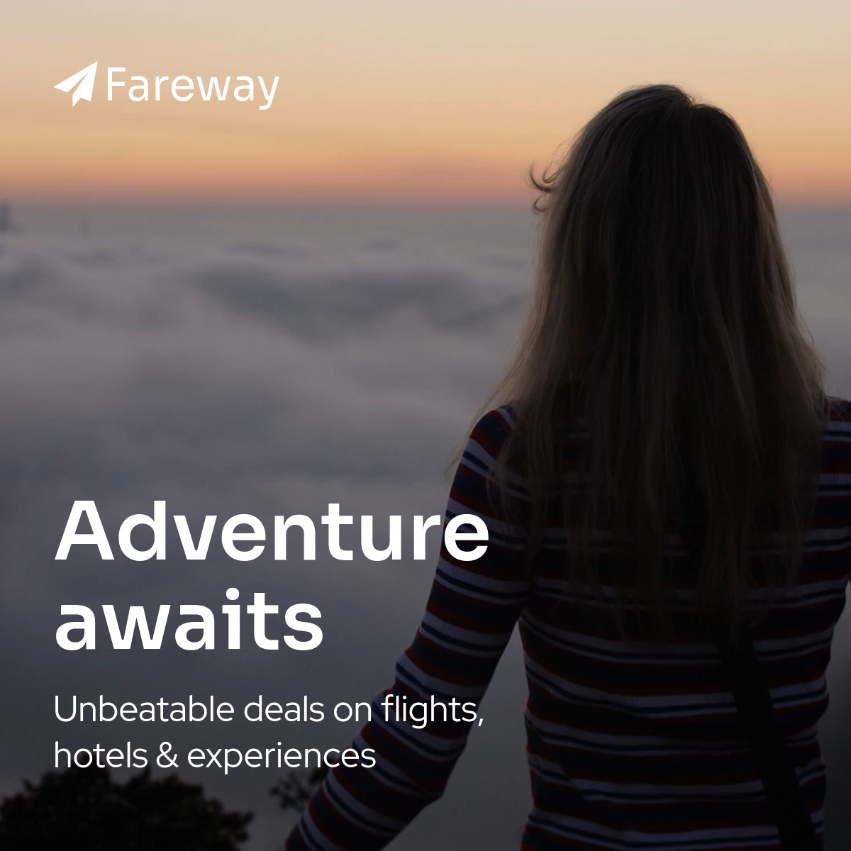 Adventure Awaits Fareway Travel Deal Video-1200x1200px-FacebookSquarePost