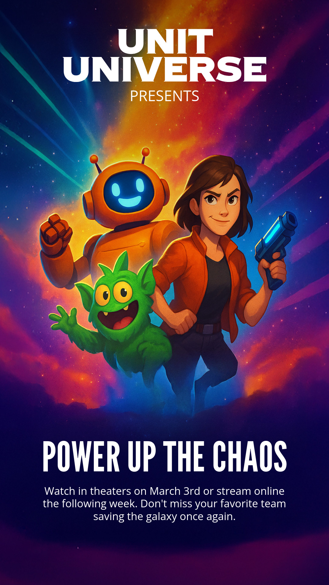 Power Up the Chaos Unit Universe Movie Animated-1080x1920px-Story
