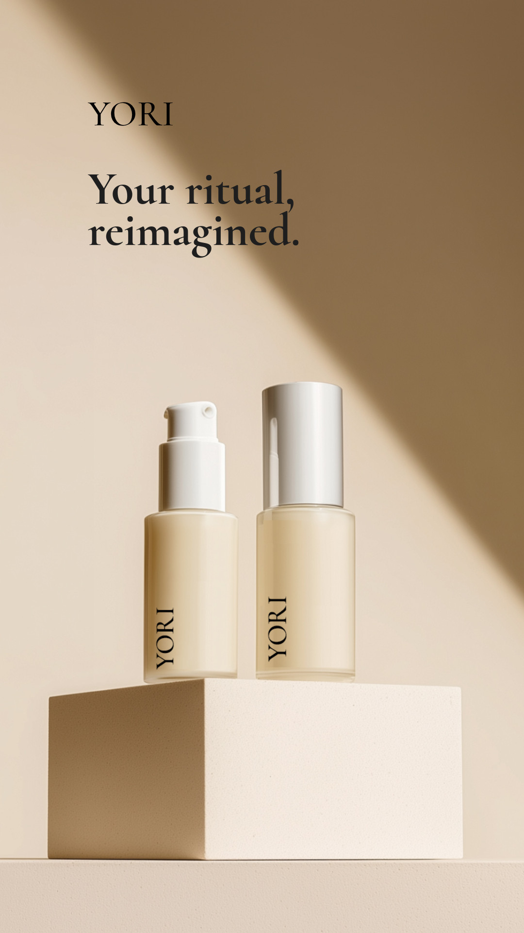 Your Ritual Reimagined Yori Beauty Products Animated-160x600px-WideSkyscraper-1080x1920px-Story