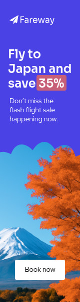 Fly to Japan and Save with Fareway Animated-160x600px-WideSkyscraper
