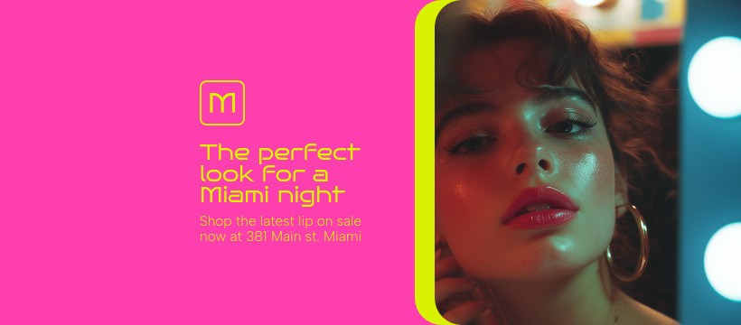 Perfect Miami Night Look Mantix Beauty Products Animated-728x90px-Leaderboard-820x360px-FacebookCove