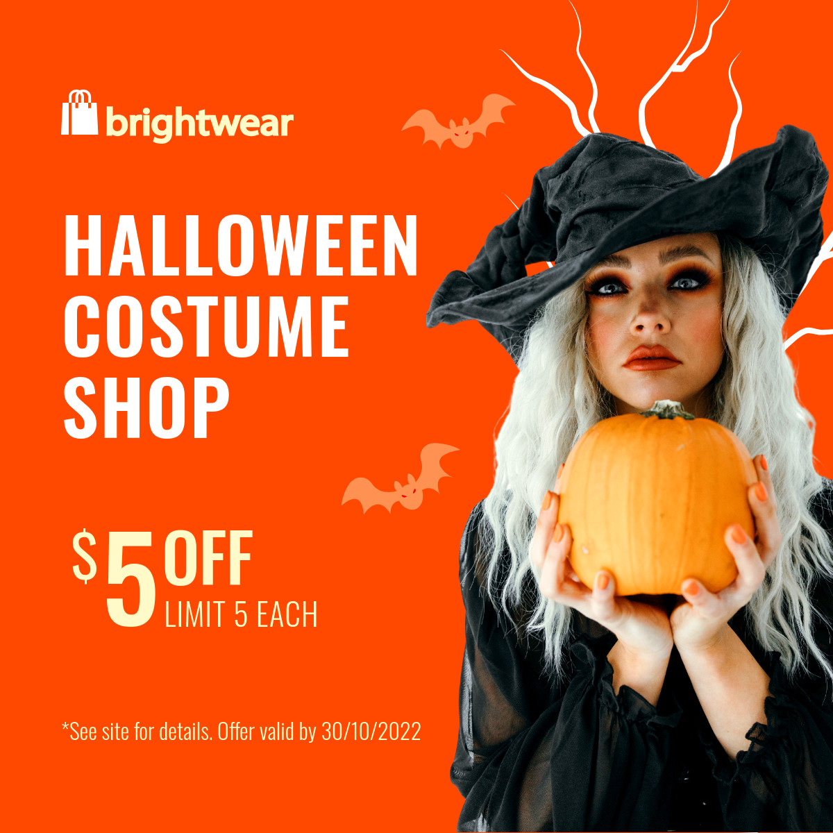 Orange Halloween Costume Shop Animated-1200x1200px-FacebookSquarePost