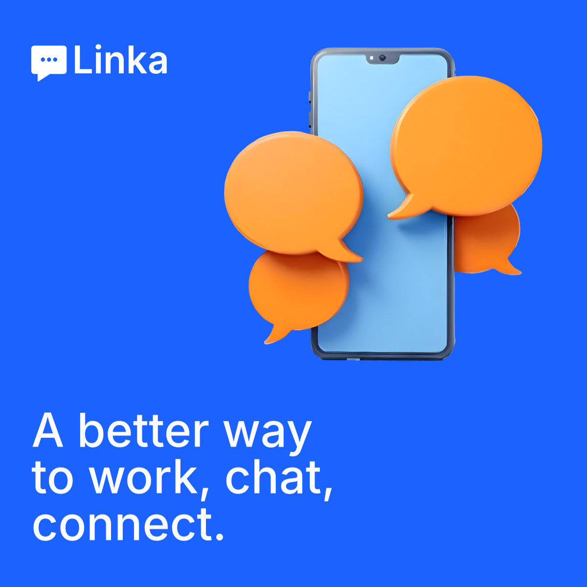 Connect on Mobile with Linka Software Animated-1200x1200px-FacebookSquarePost