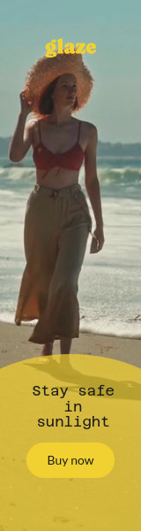 Safe in Sunlight Glaze Skincare Video-160x600px-WideSkyscraper