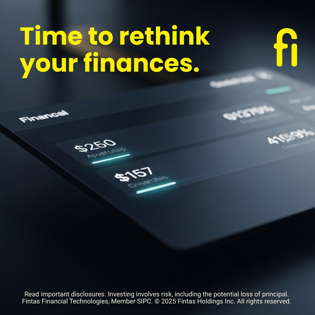 Rethink Your Finances Fintas Finance Animated Facebook Square Post