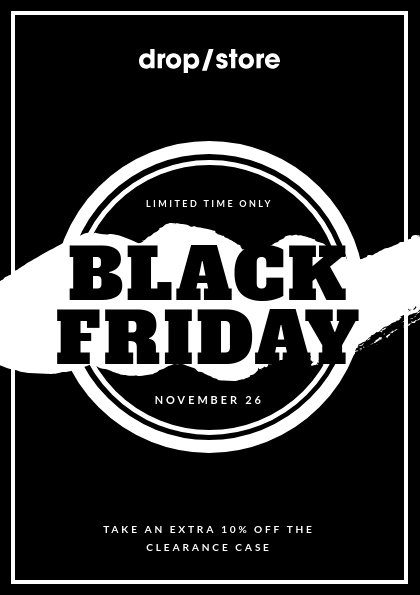 Black Friday Torn Drop Store Flyer Flyer