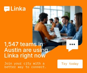 Connect Austin Teams with Linka Animated Inline Rectangle
