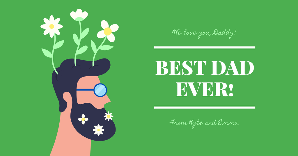 Best Dad Ever Green Father's Day
