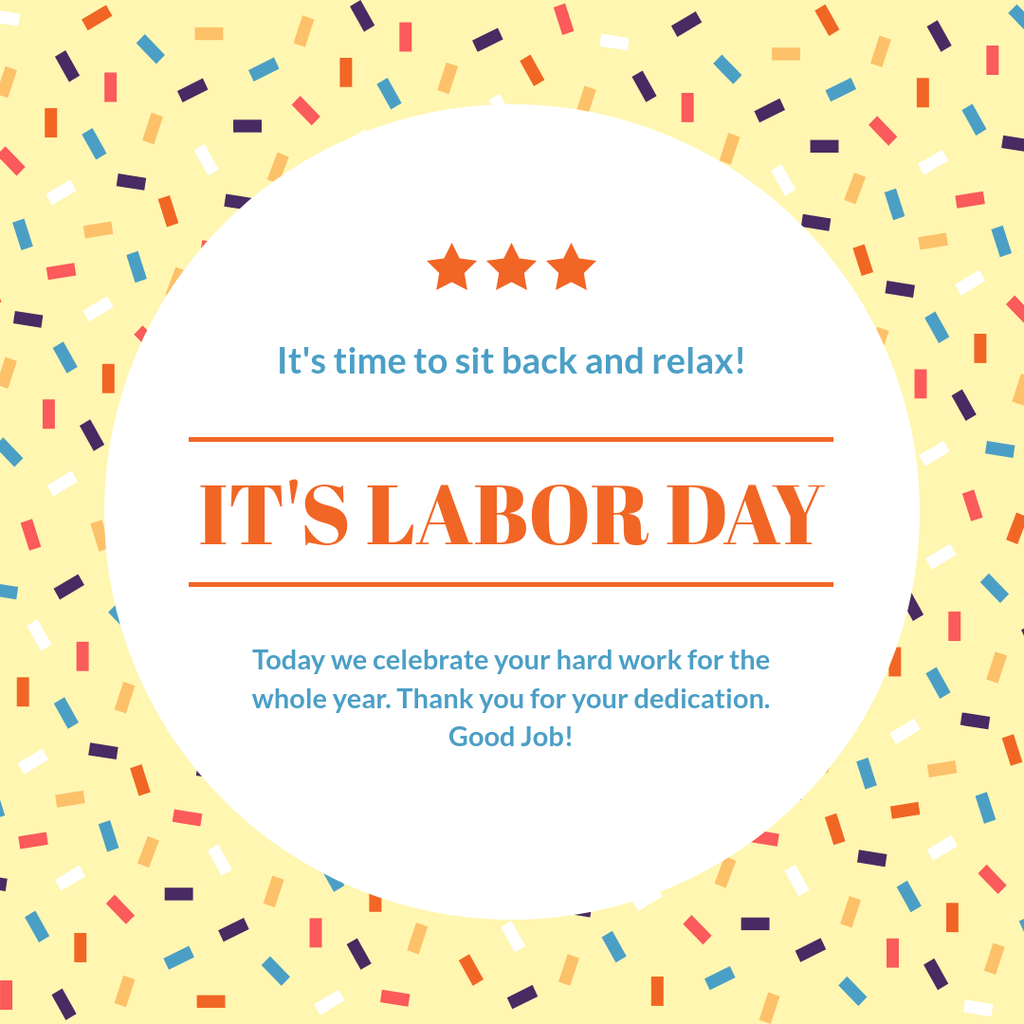 Labor Day Sit Back and Relax
