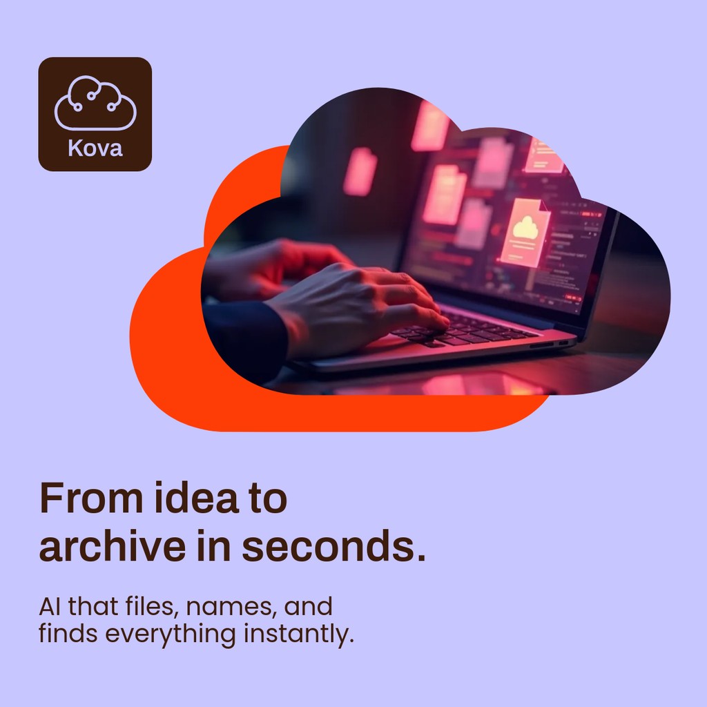 Idea to Archive Kova Software Animated Facebook Square Post