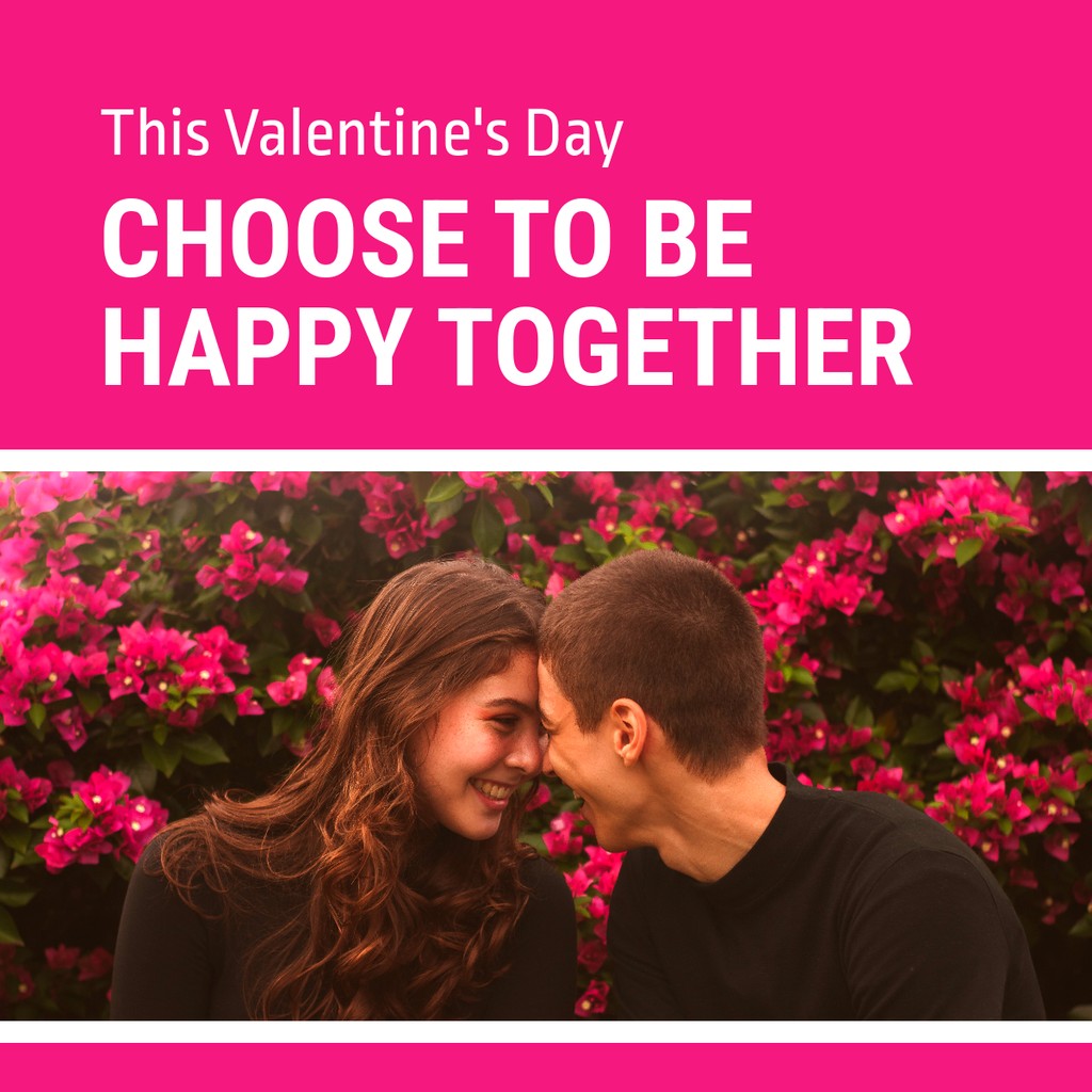 Pink Valentine's Day Happy Together