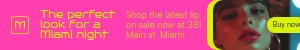 Perfect Miami Night Look Mantix Beauty Products Animated Mobile Banner