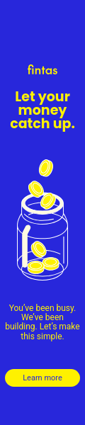 Let Your Money Catch Up Fintas Finance Animated Skyscraper