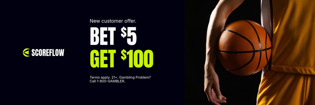 Bet Five Get Hundred Basketball Scoreflow Betting Animated X Header
