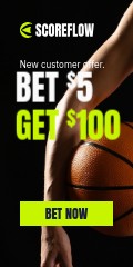 Bet Five Get Hundred Basketball Scoreflow Betting Animated Vertical Banner