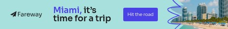 Miami Trip Fareway Travel Offer Animated Main Banner