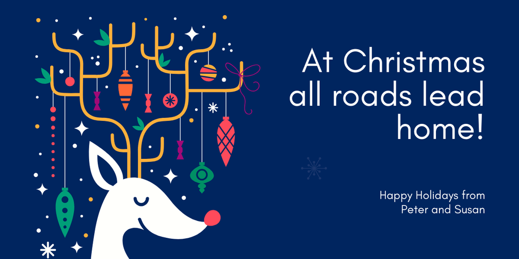 Christmas Reindeer Road