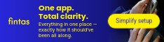 One App with Total Clarity Fintas Finance Animated Half Banner