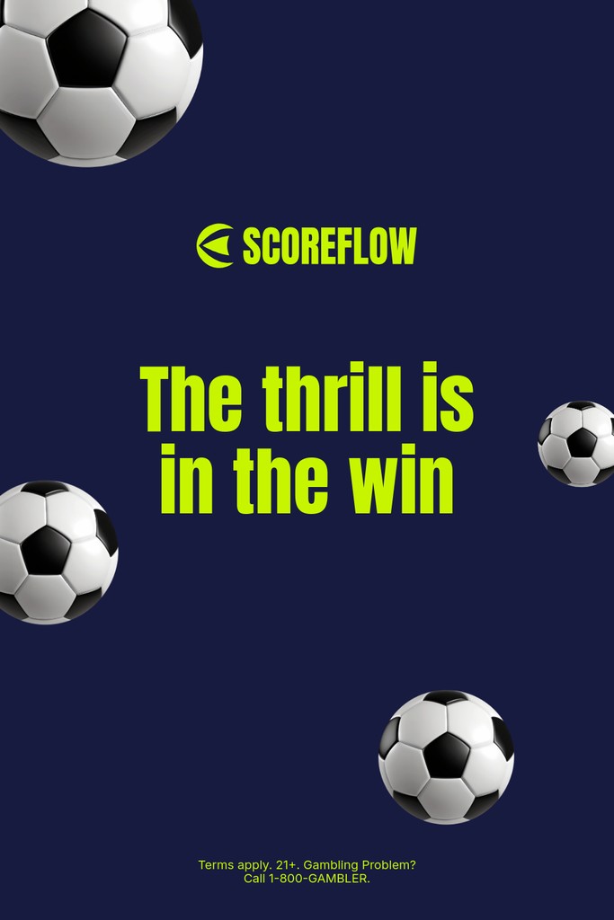 Thrill in the Win Soccer Scoreflow Betting Animated Pinterest Pin Tall