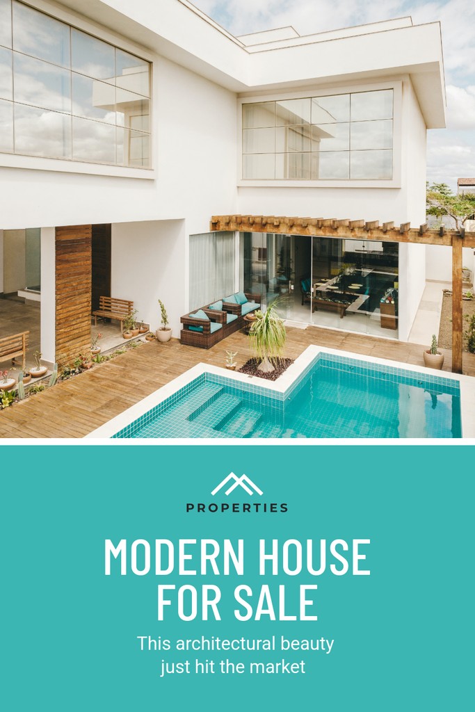 Modern House with Pool for Sale
