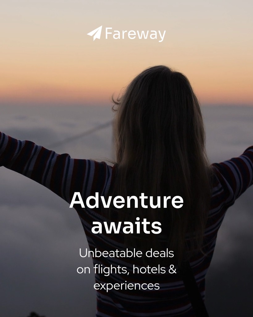 Adventure Awaits Fareway Travel Deal Video Video in-feed Ad