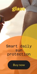 Smart Daily Sun Protection Glaze Beauty Products Animated Vertical Banner