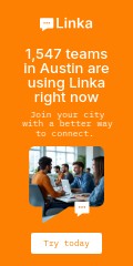 Connect Austin Teams with Linka Animated Vertical Banner