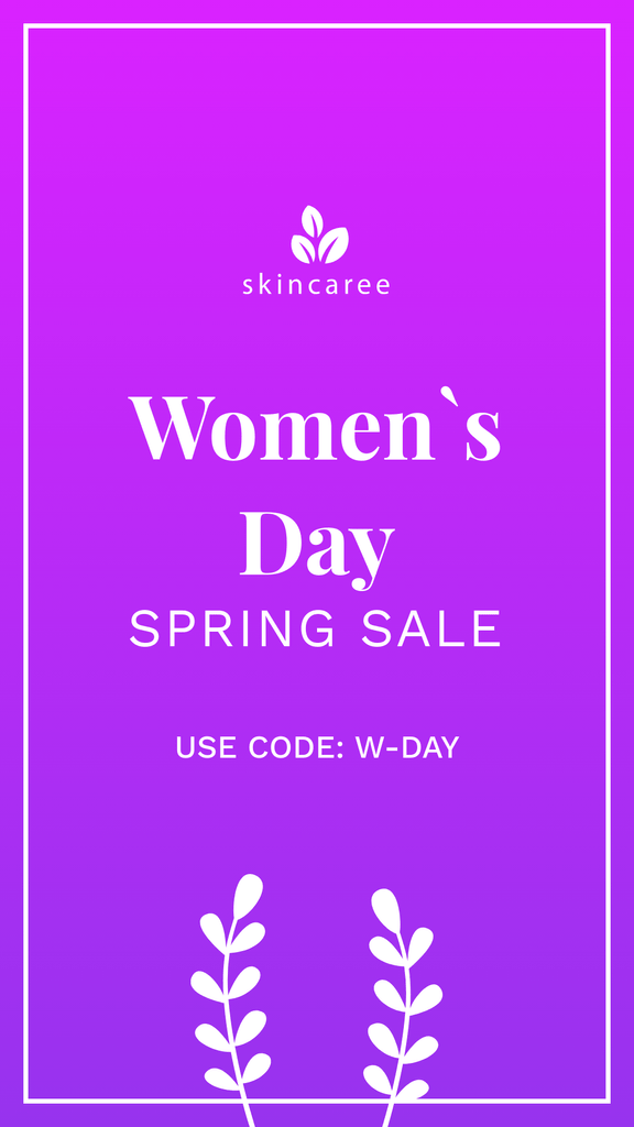 Women's Day Spring Sale Skincaree