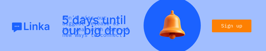 Big Drop Bell Linka Software Animated Top Banner