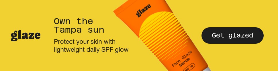 Glaze Tampa Sun Protection Beauty Products Animated Billboard