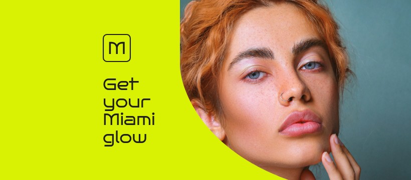 Get Your Miami Glow Mantix Beauty Products Animated Facebook Cover
