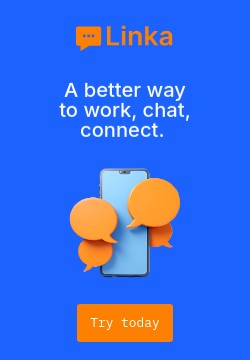 Connect on Mobile with Linka Software Animated Triple Widescreen