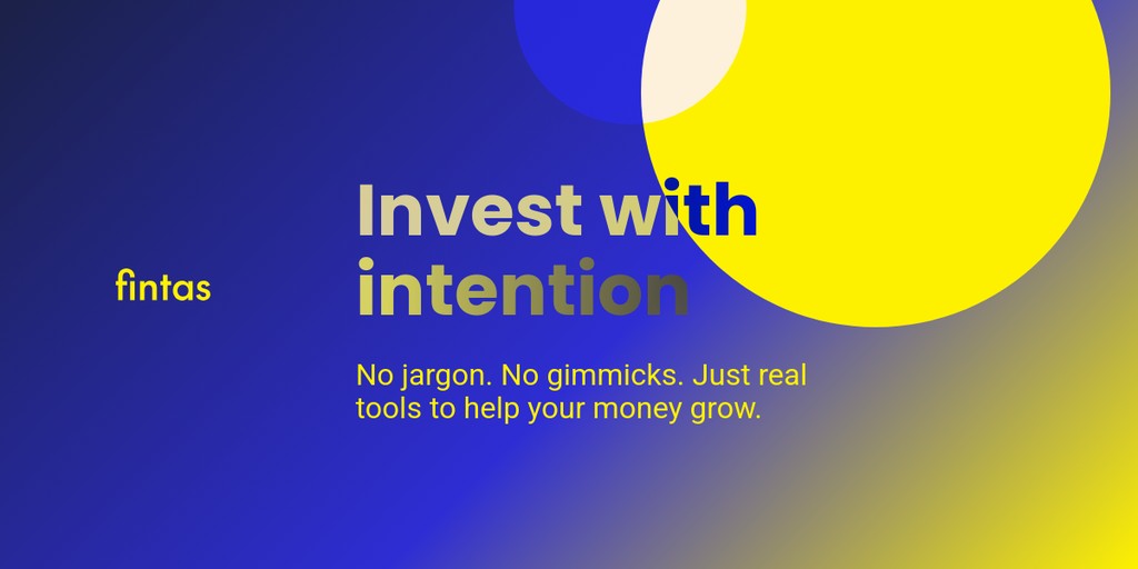 Invest with Intention Fintas Finance Animated X Image Post
