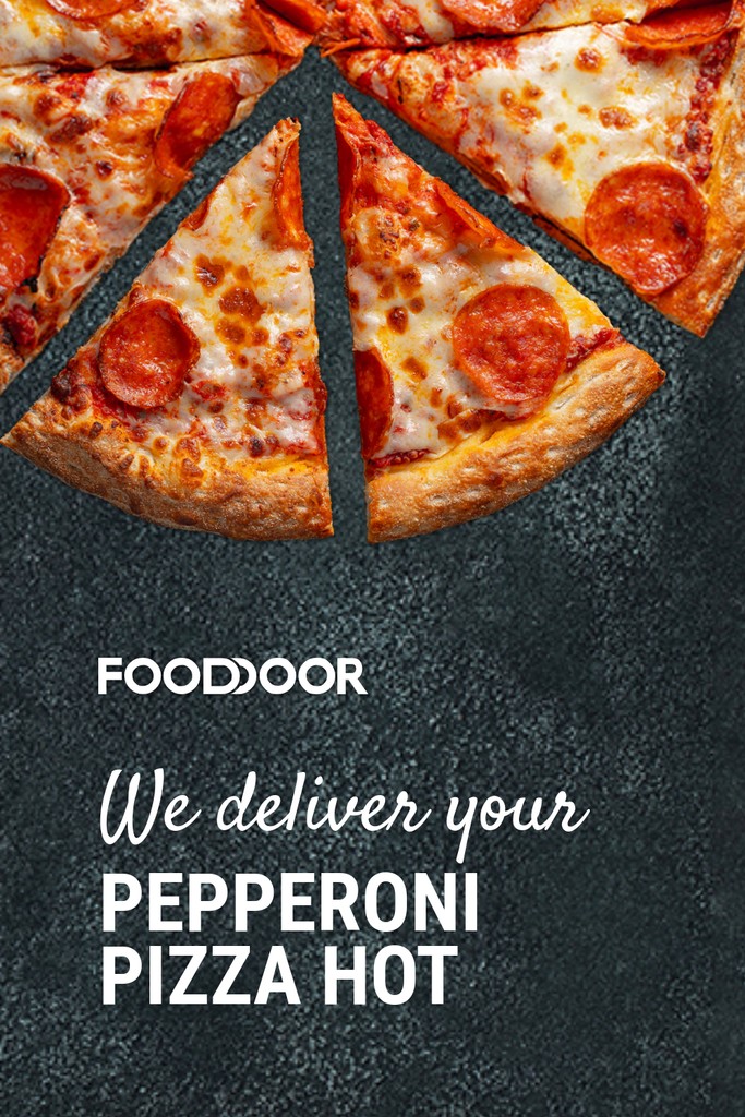 Pepperoni Pizza Delivery FoodDoor