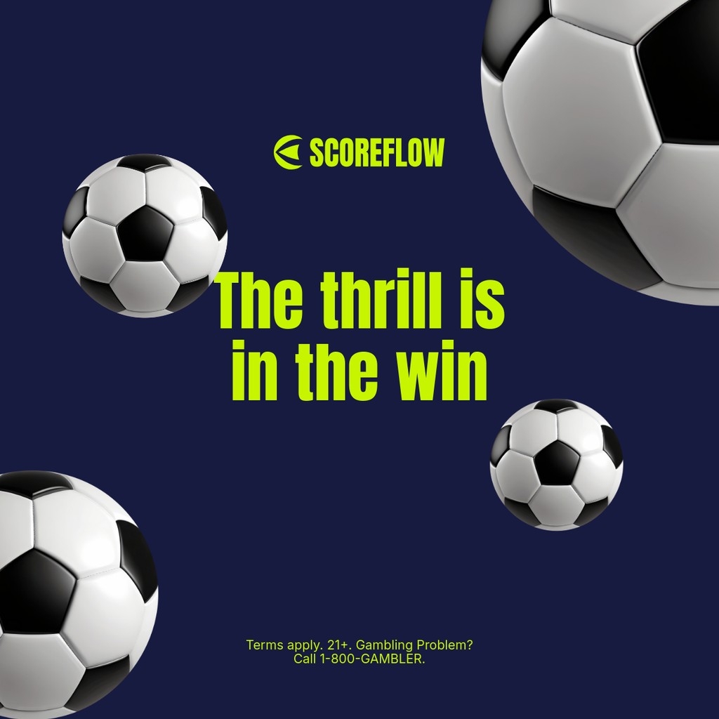 Thrill in the Win Soccer Scoreflow Betting Animated Facebook Square Post