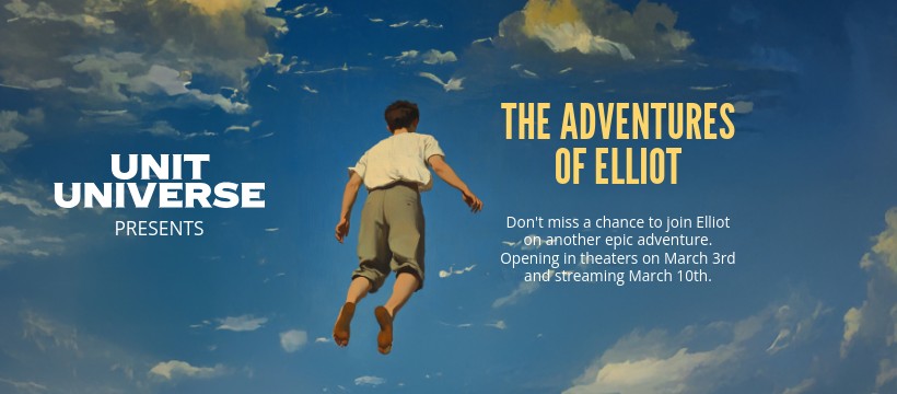 The Adventures of Elliot Unit Universe Movie Animated Facebook Cover