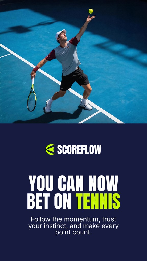 Bet on Tennis Scoreflow Betting Animated Story