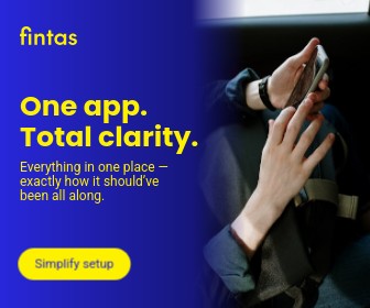 One App with Total Clarity Fintas Finance Animated Large Rectangle