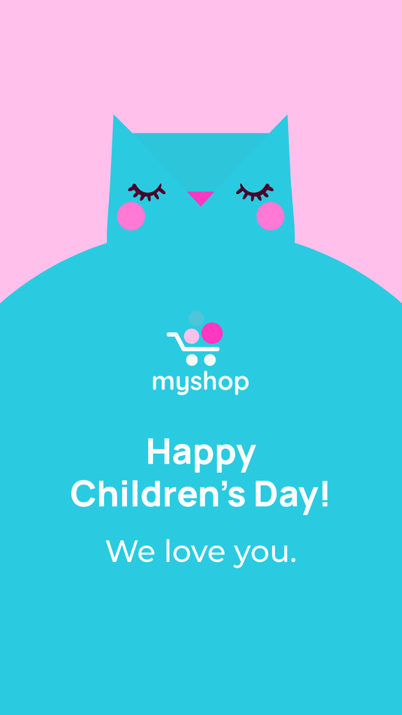 Happy Children's Day Blue Owl