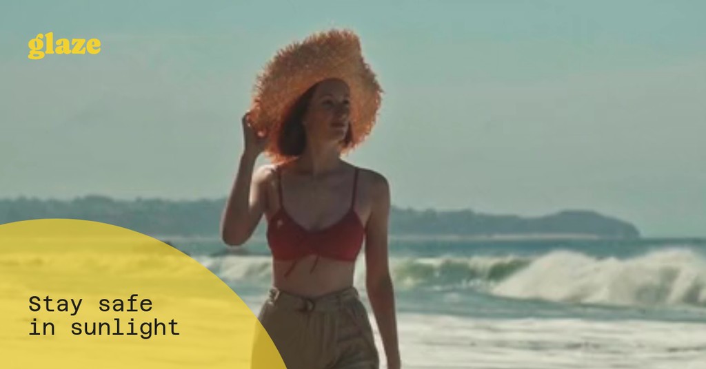 Safe in Sunlight Glaze Skincare Video Facebook Sponsored Message