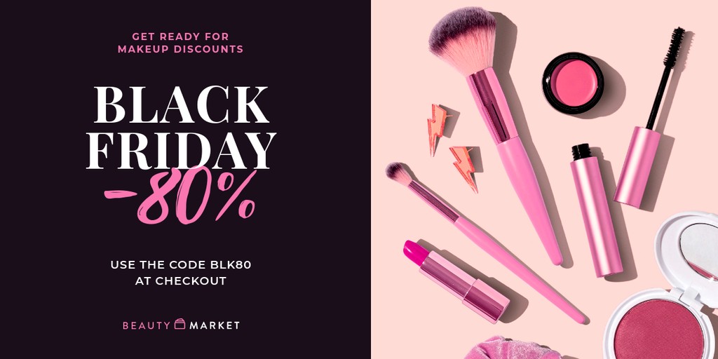 Black Friday Pink Makeup Discounts X Image Post