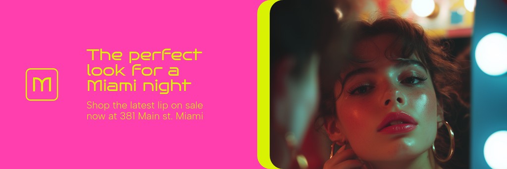 Perfect Miami Night Look Mantix Beauty Products Animated X Header