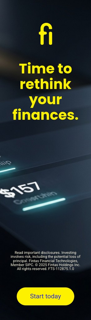 Rethink Your Finances Fintas Finance Animated Portrait