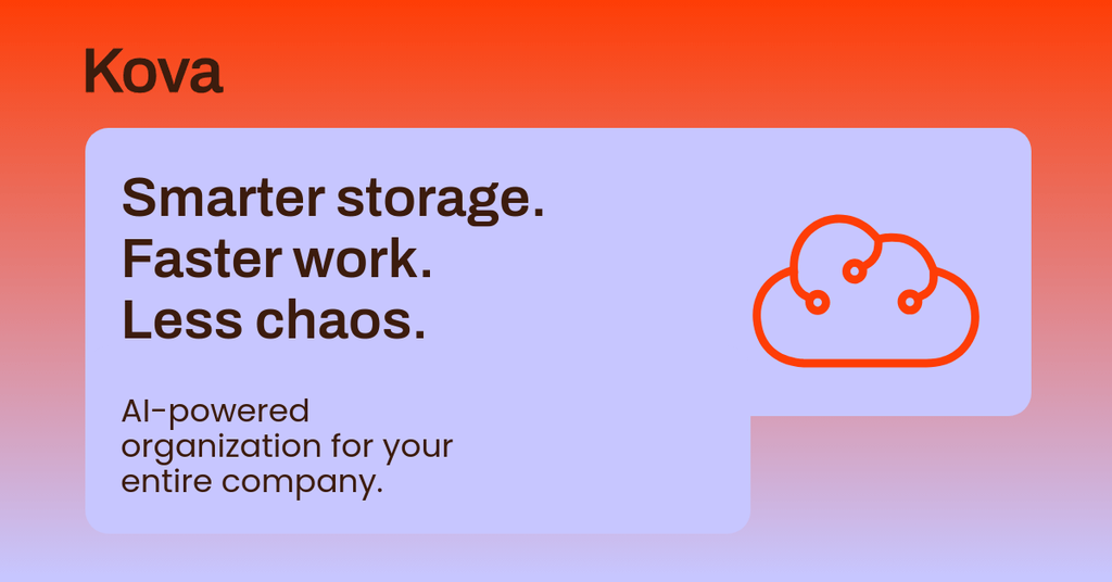 Smarter Storage Kova Software Animated Facebook Sponsored Message