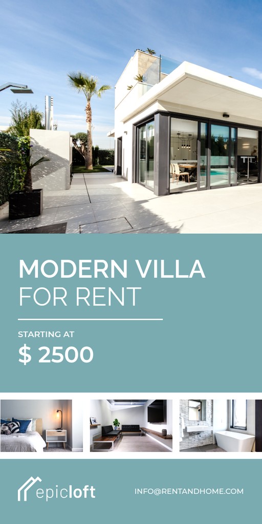 Before - Modern Villa For Rent 