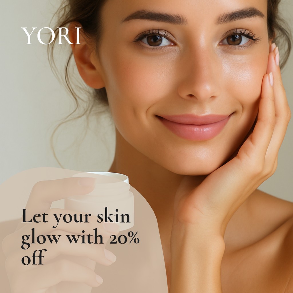 Let Your Skin Glow Yori Beauty Products Animated 