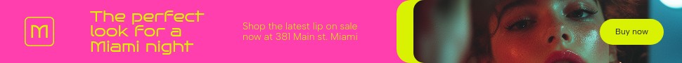 Perfect Miami Night Look Mantix Beauty Products Animated Large Leaderboard