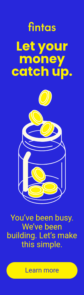 Let Your Money Catch Up Fintas Finance Animated Portrait