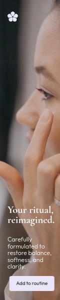 Reimagined Ritual with Yori Beauty Products Video Skyscraper